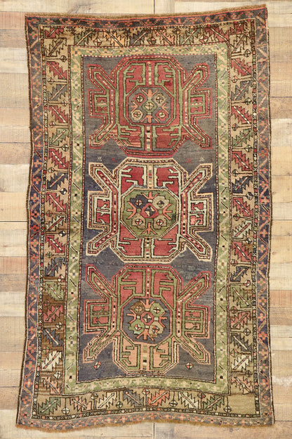 4 x 6 Vintage Turkish Oushak Rug 51392