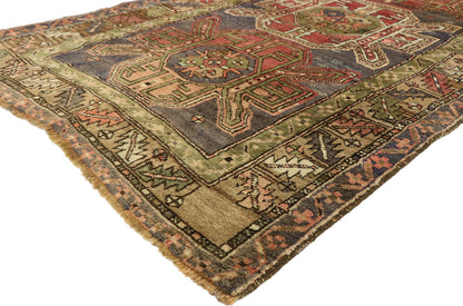 4 x 6 Vintage Turkish Oushak Rug 51392