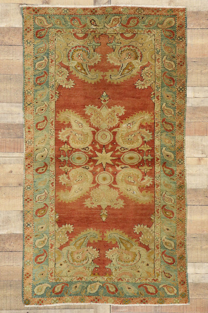 3 x 5 Vintage Turkish Oushak Rug 51395