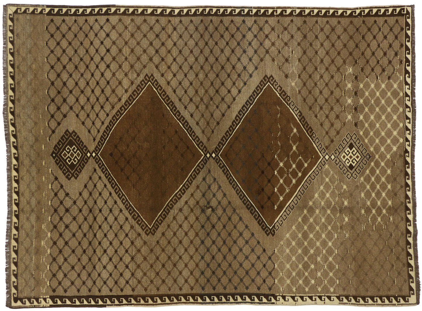 7 x 9 Vintage Oushak Rug 51404
