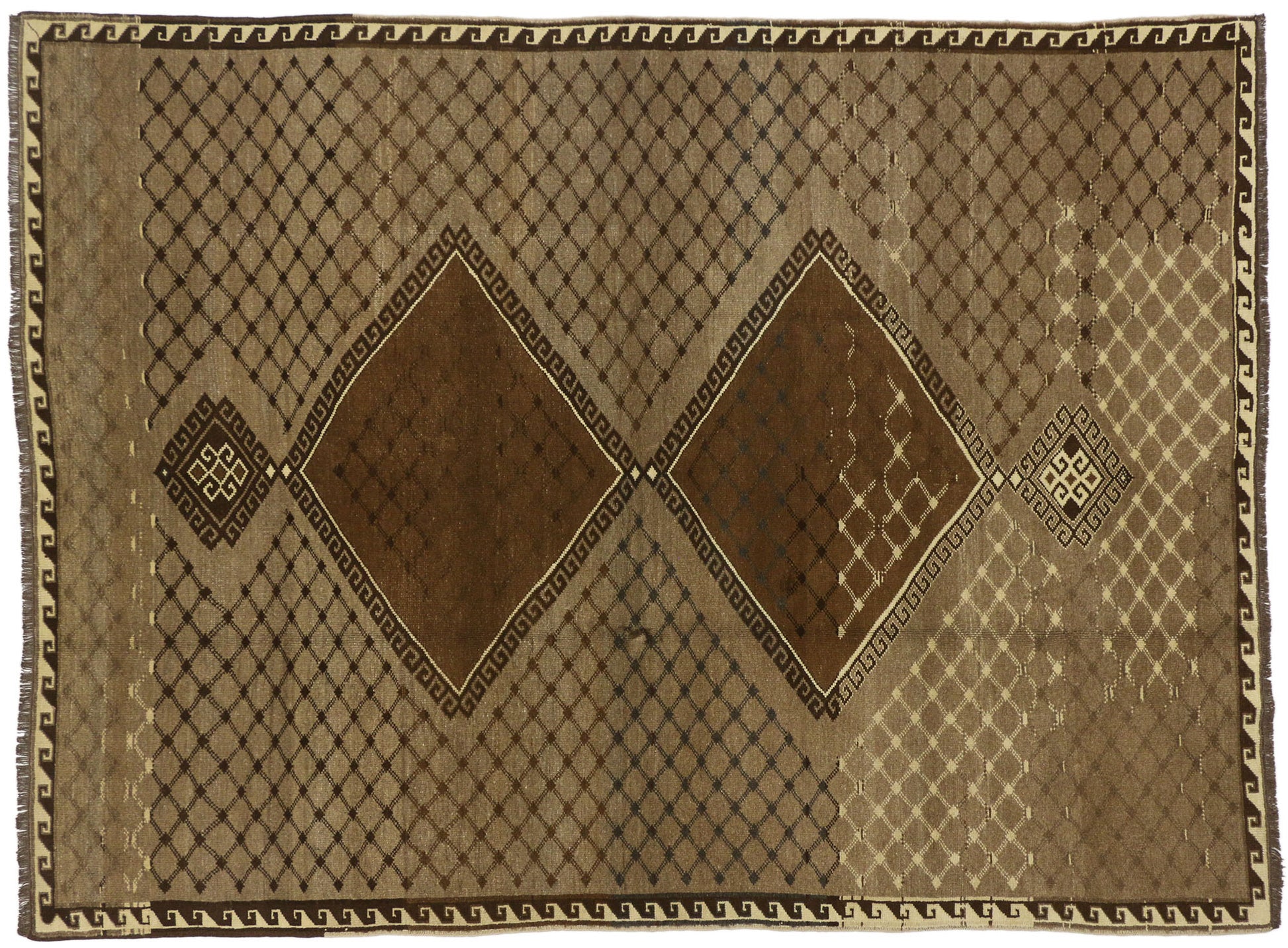 7 x 9 Vintage Oushak Rug 51404