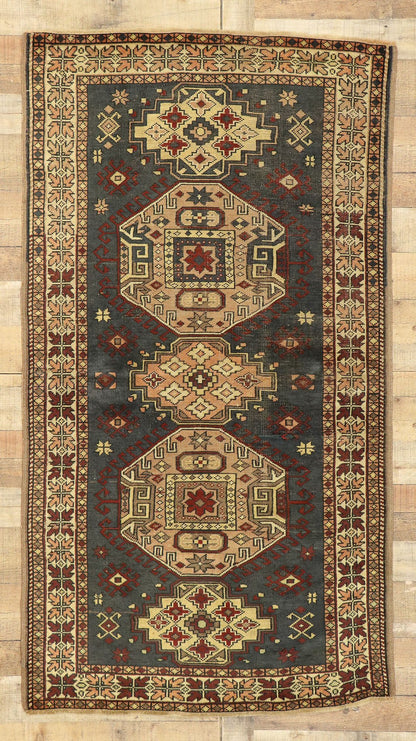 4 x 6 Vintage Turkish Oushak Rug 51406