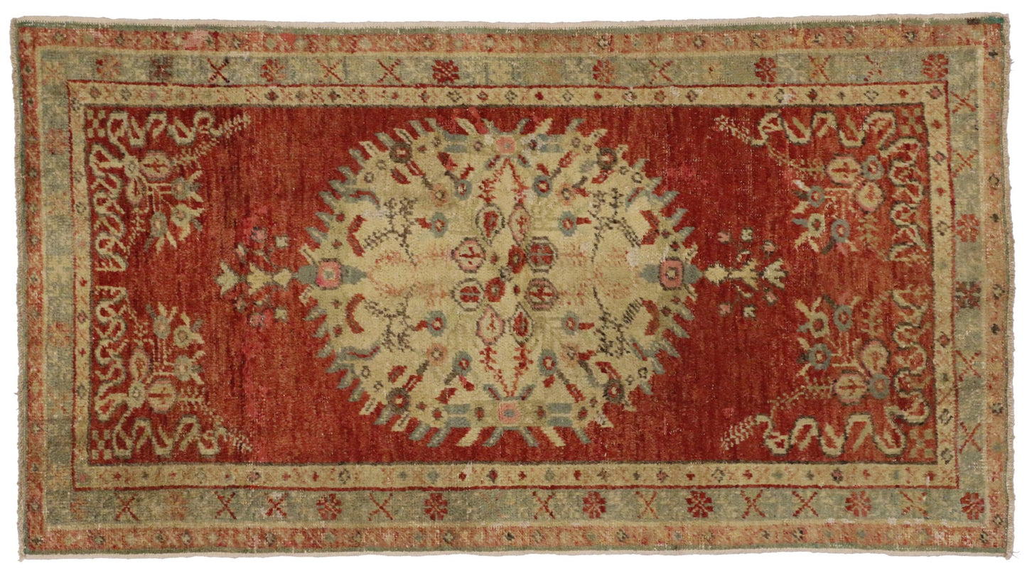 3 x 6 Vintage Oushak Rug 51408