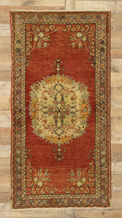 3 x 6 Vintage Turkish Oushak Rug 51409