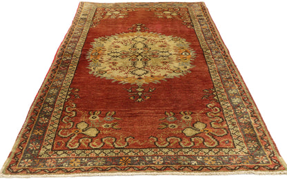 3 x 6 Vintage Turkish Oushak Rug 51409