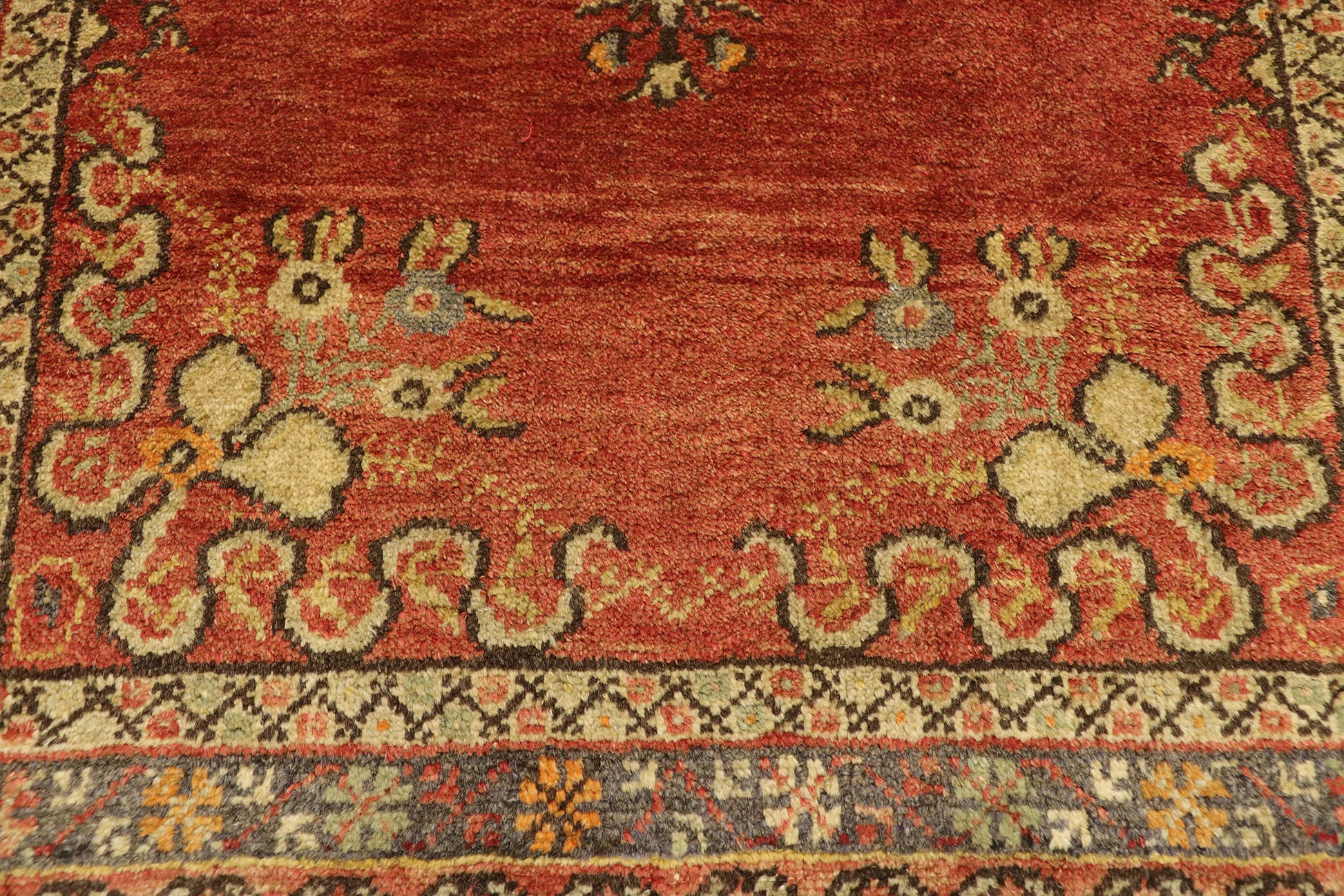3 x 6 Vintage Turkish Oushak Rug 51409