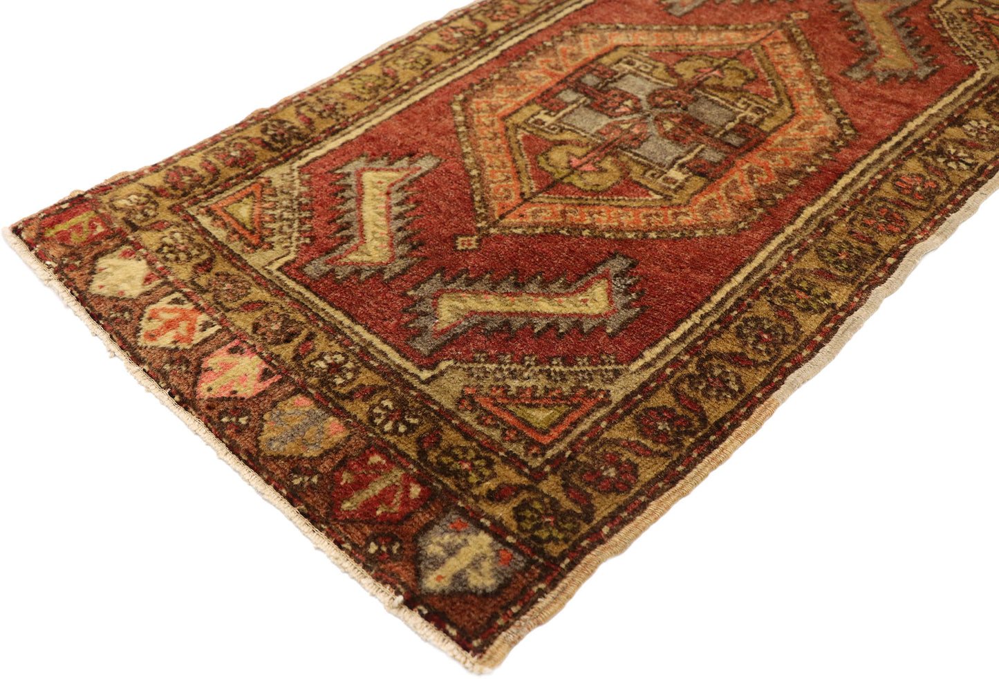 2 x 3 Vintage Turkish Yastik Rug 51410