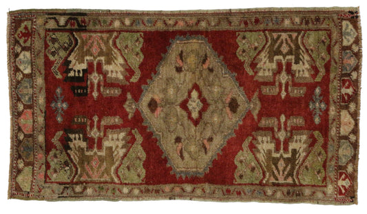 2 x 3 Vintage Yastik Rug 51413