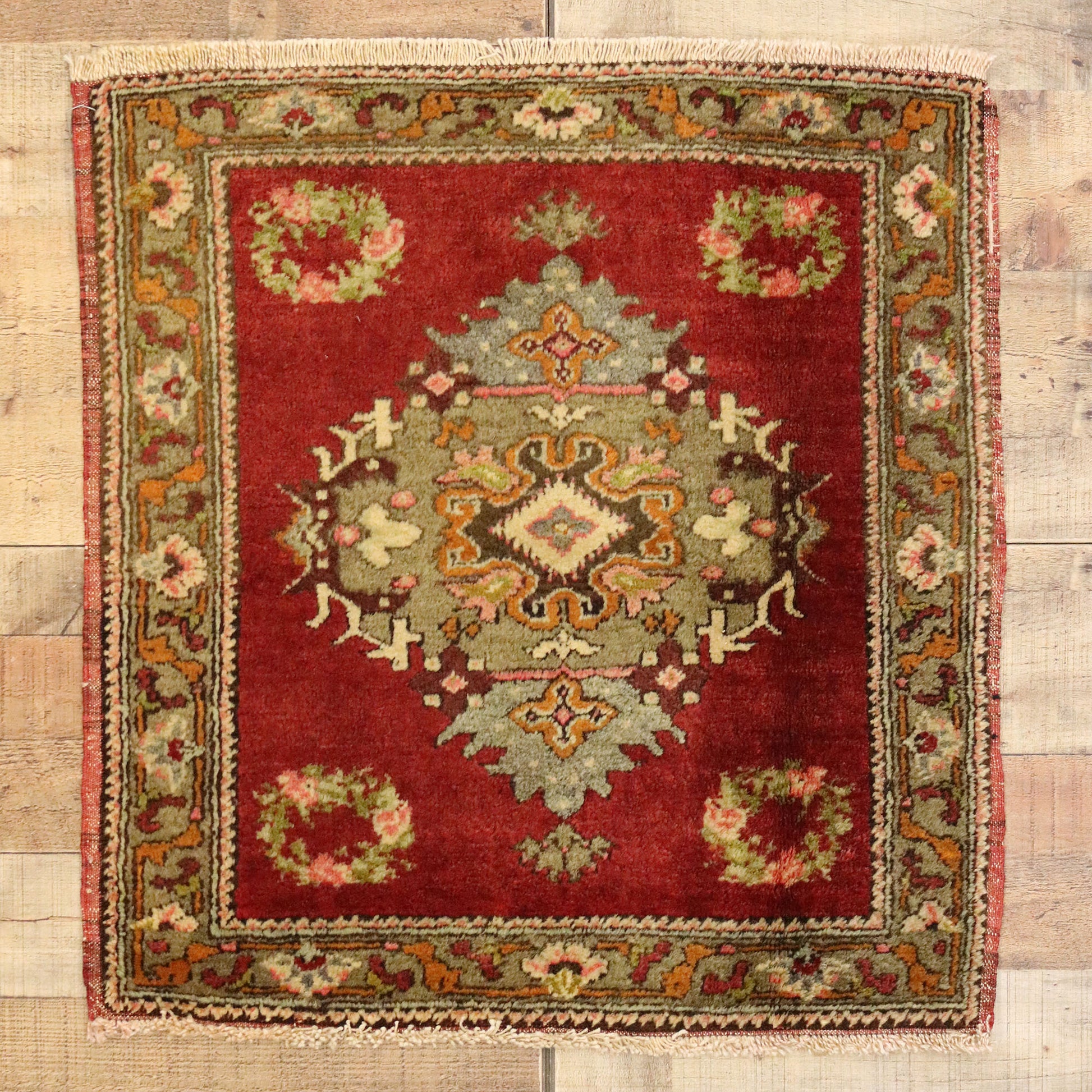 2 x 2 Vintage Yastik Rug 51414