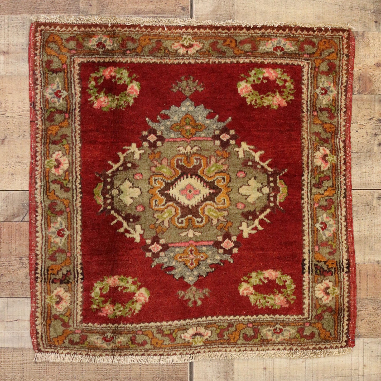 2 x 2 Vintage Yastik Rug 51415