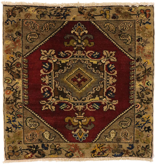 3 x 3 Vintage Yastik Rug 51416