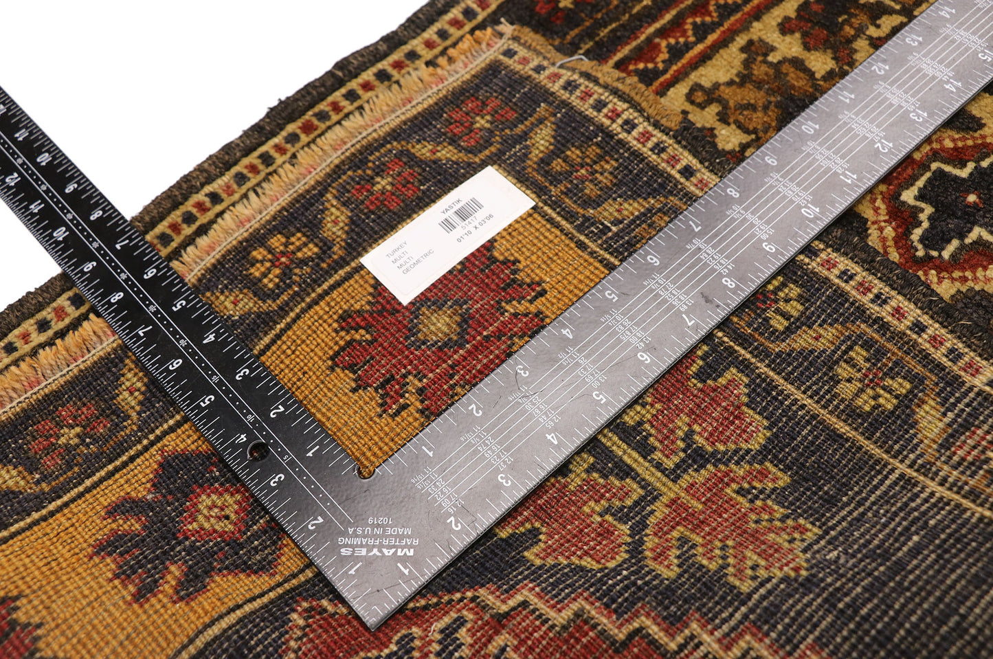 2 x 3 Vintage Turkish Yastik Rug 51417