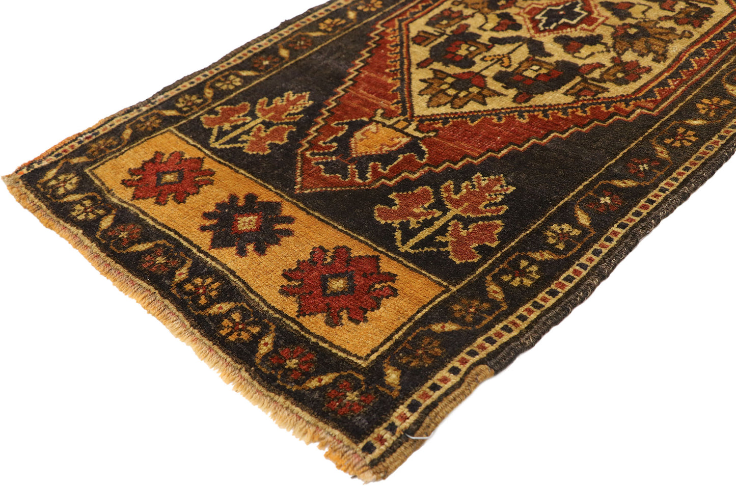 2 x 3 Vintage Turkish Yastik Rug 51417