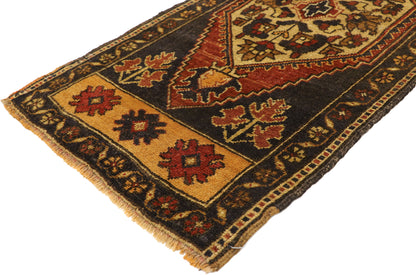 2 x 3 Vintage Turkish Yastik Rug 51417