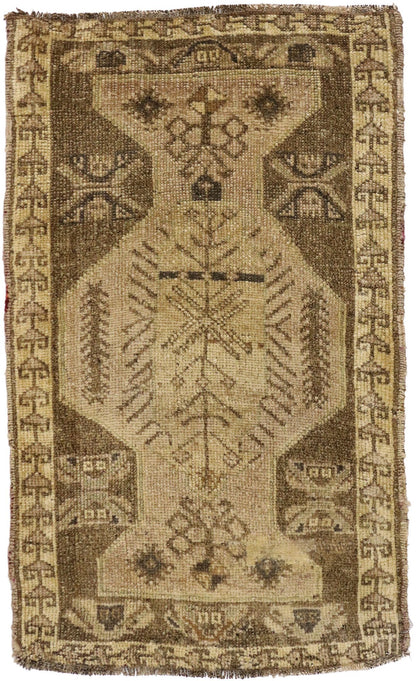 2 x 3 Vintage Turkish Yastik Rug 51427
