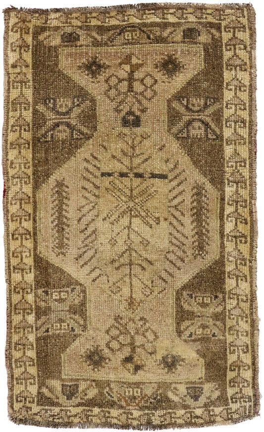 2 x 3 Vintage Turkish Yastik Rug 51427