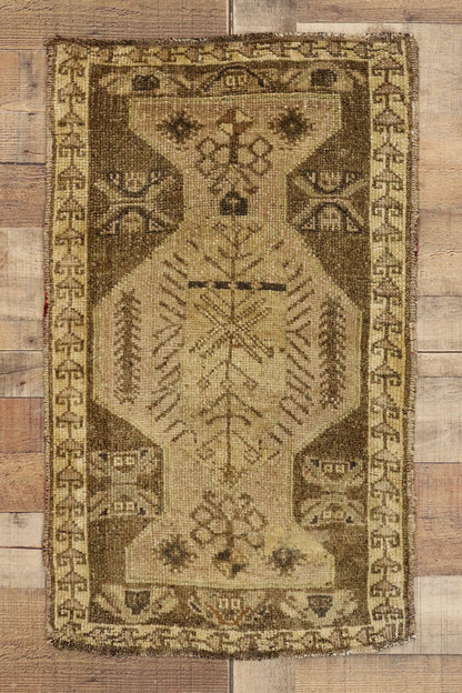 2 x 3 Vintage Turkish Yastik Rug 51427