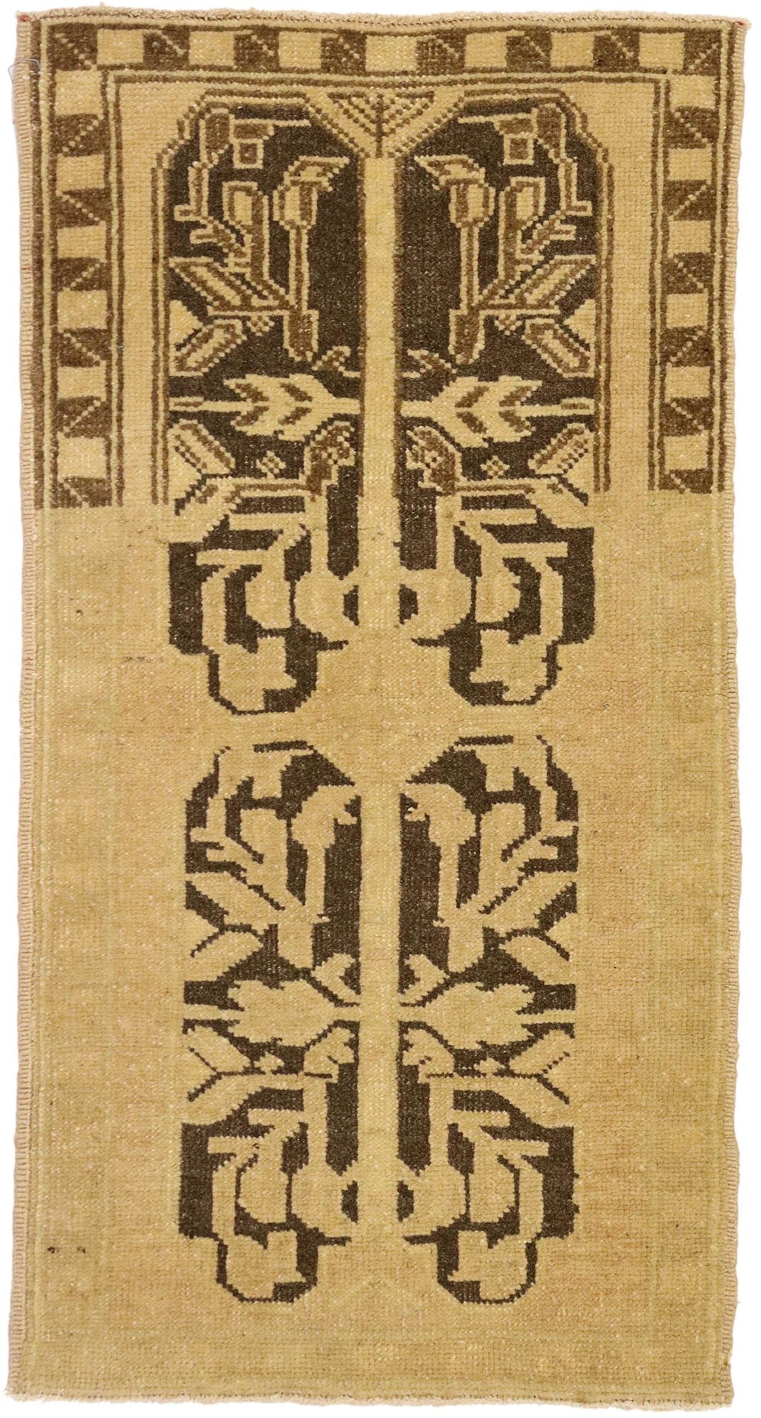 2 x 3 Vintage Turkish Yastik Rug 51430