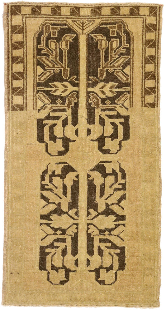 2 x 3 Vintage Turkish Yastik Rug 51430