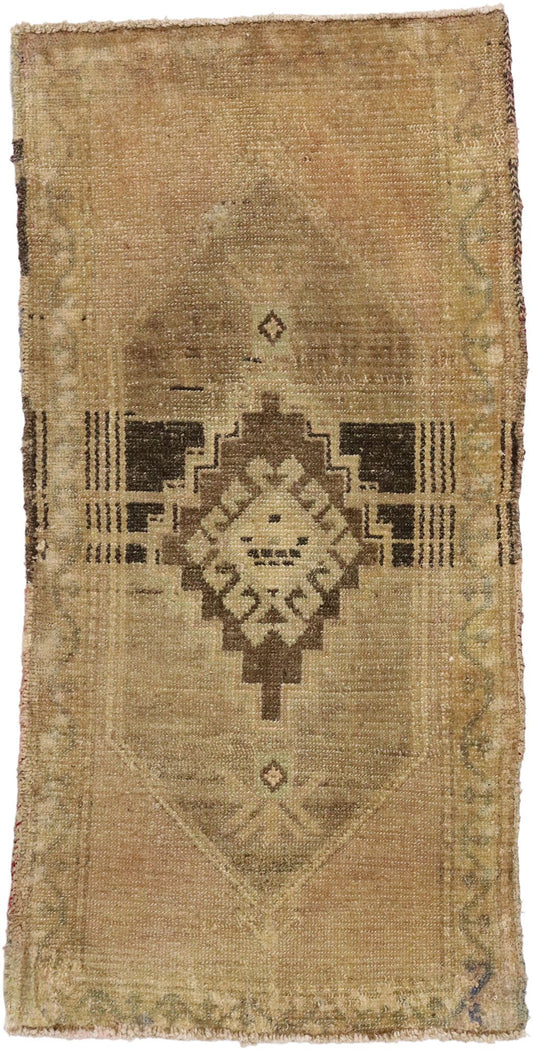 2 x 4 Vintage Turkish Yastik Rug 51431