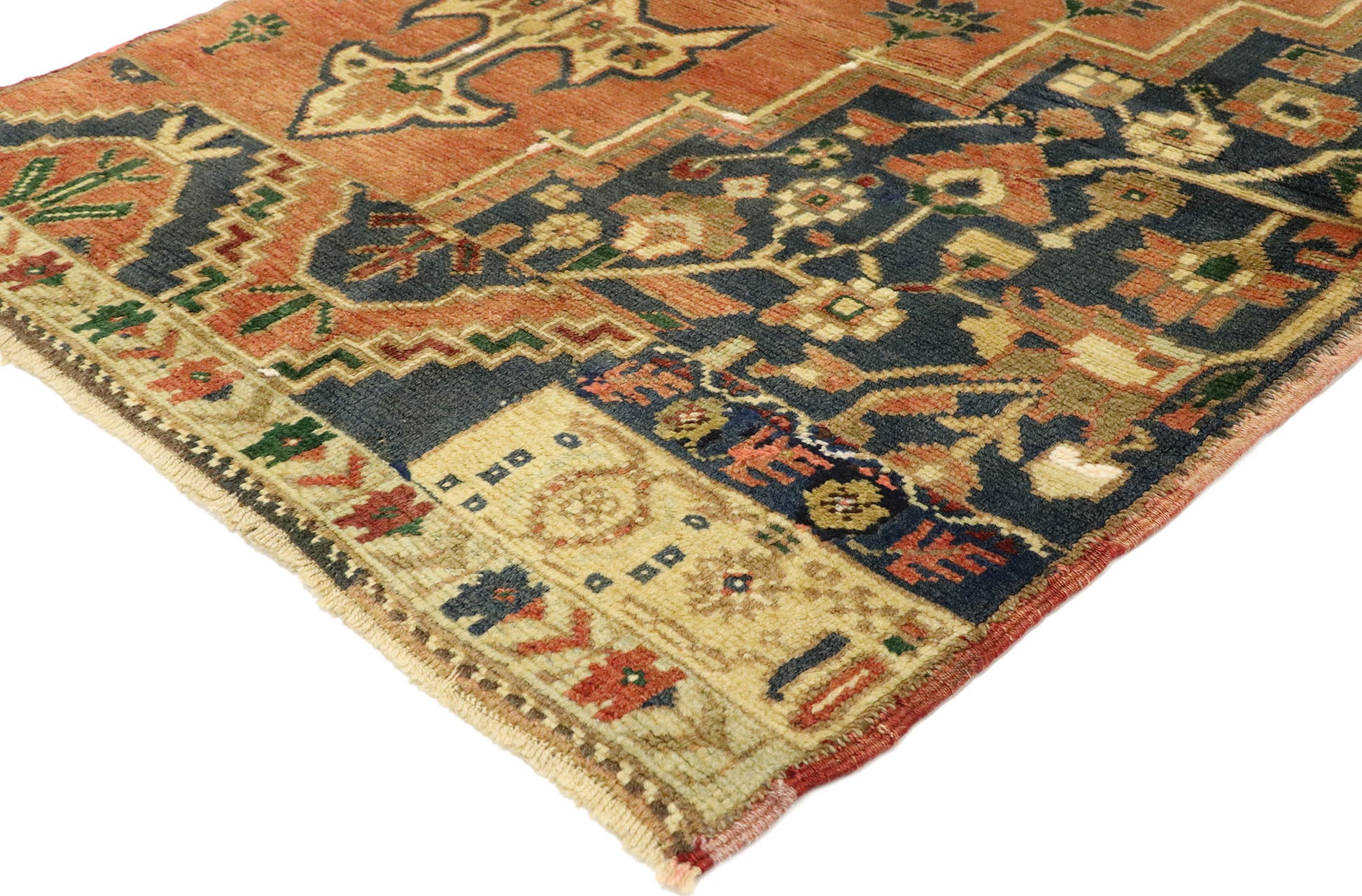3 x 4 Vintage Turkish Wagireh Sampler Rug 51441