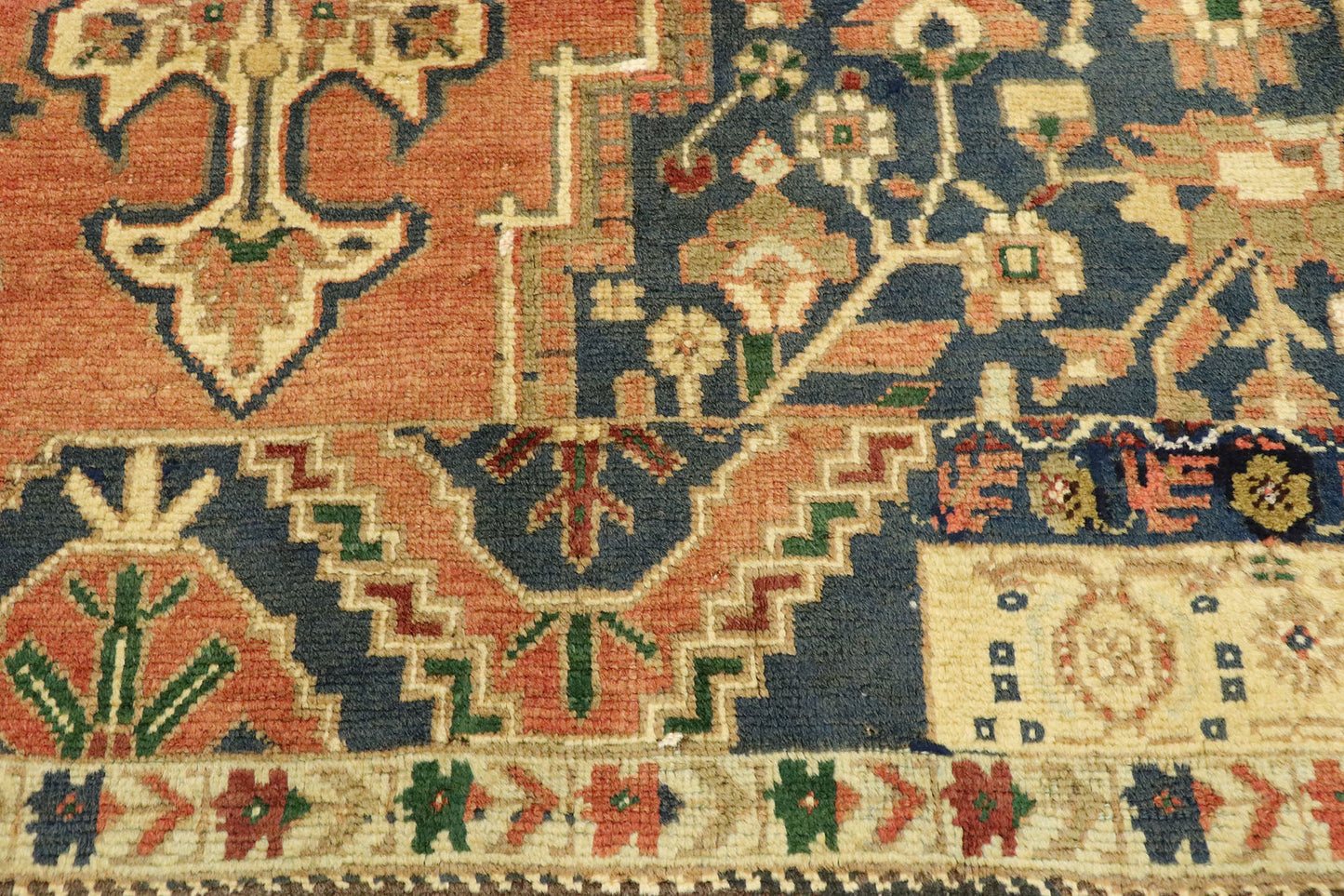 3 x 4 Vintage Turkish Wagireh Sampler Rug 51441