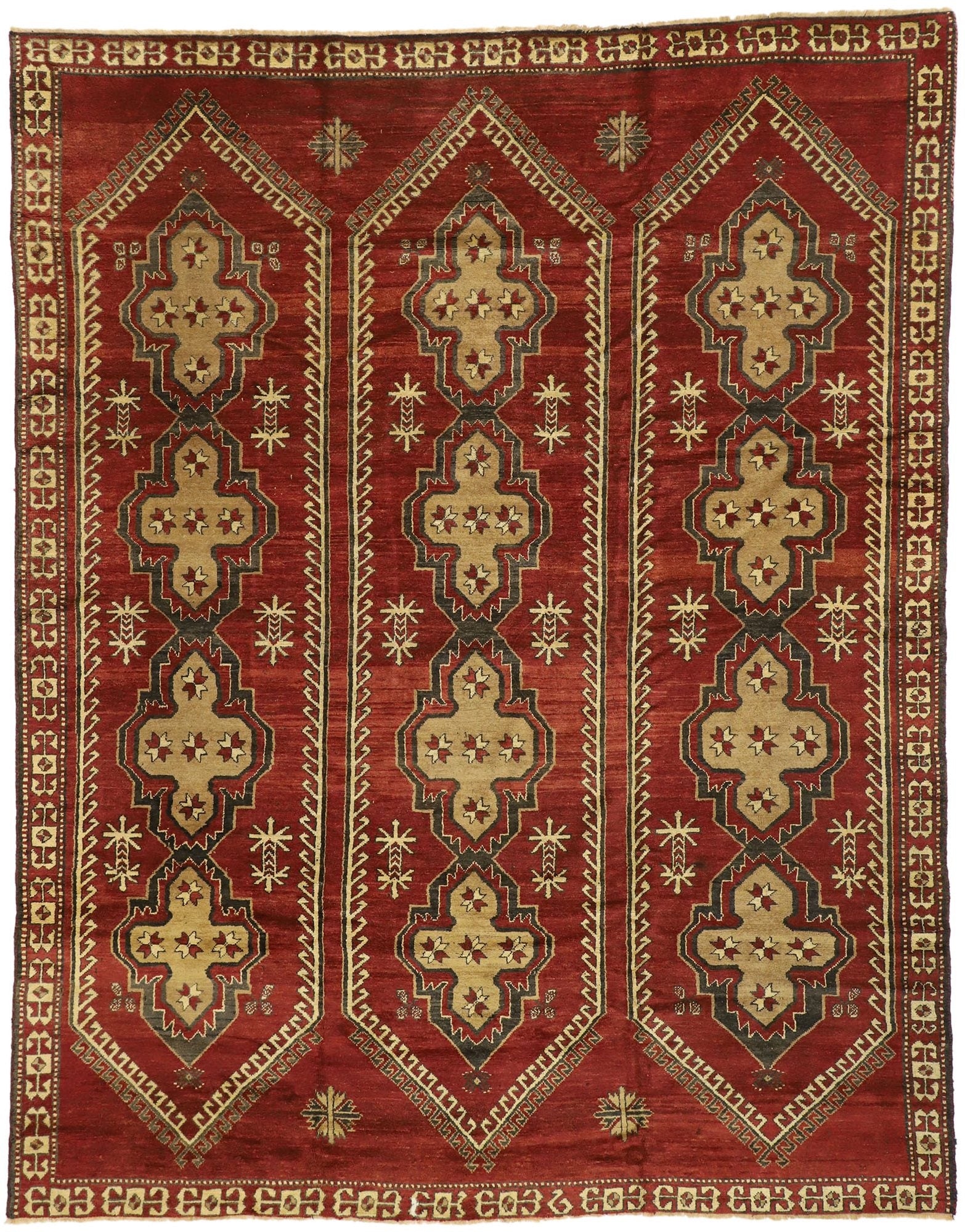 8 x 10 Vintage Turkish Oushak Rug 51442