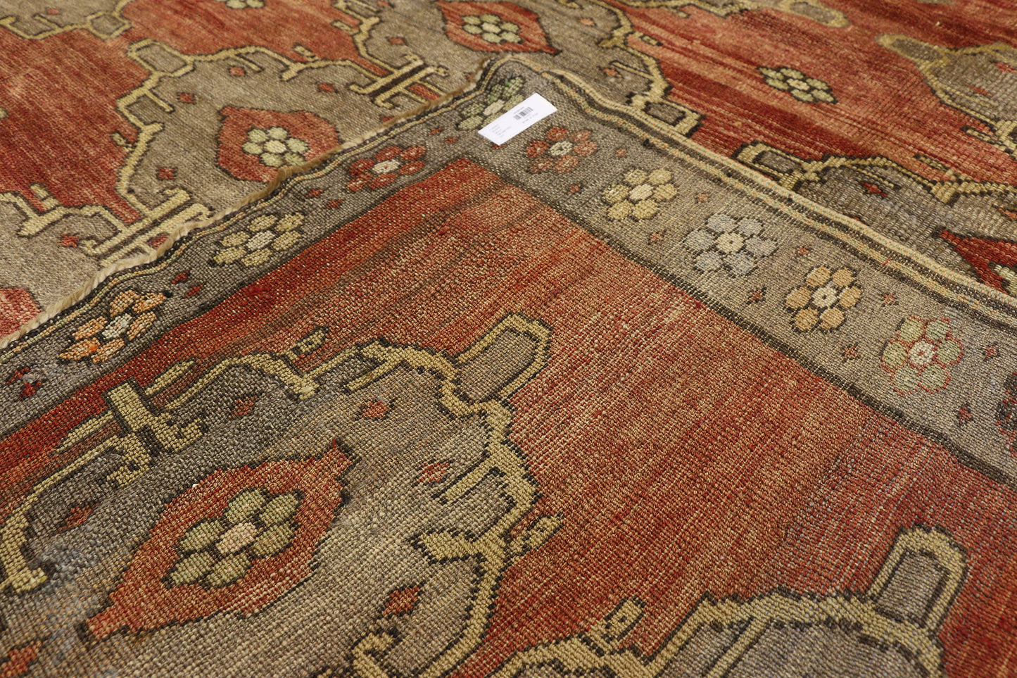 8 x 11 Vintage Turkish Oushak Rug 51443
