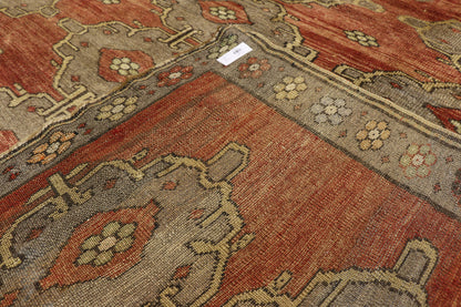 8 x 11 Vintage Turkish Oushak Rug 51443