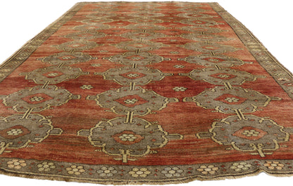 8 x 11 Vintage Turkish Oushak Rug 51443