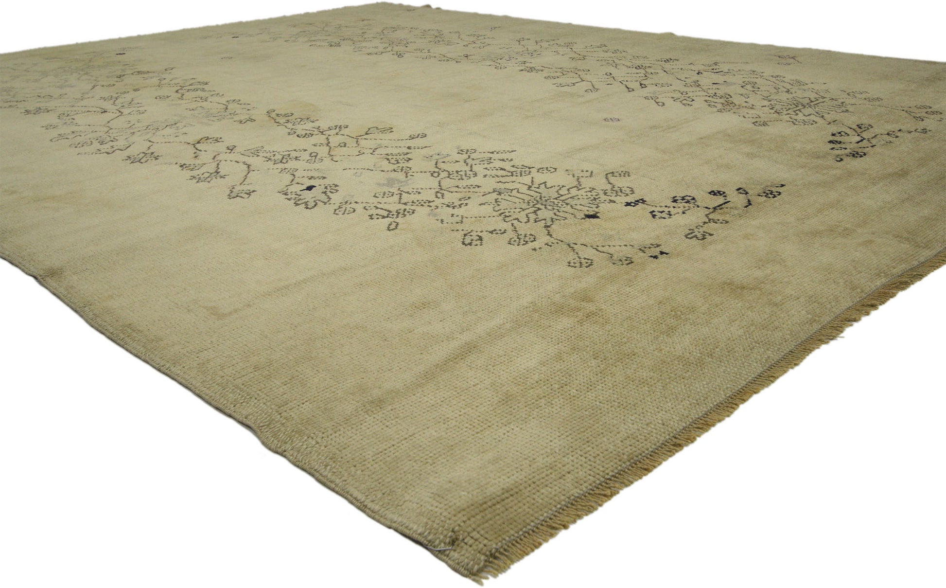 7 x 10 Vintage Oushak Rug 51447