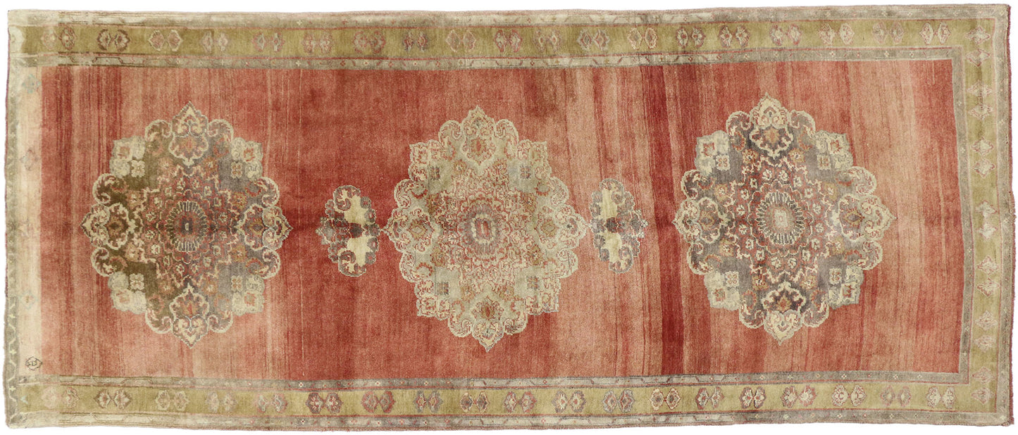 5 x 12 Vintage Turkish Oushak Rug 51448