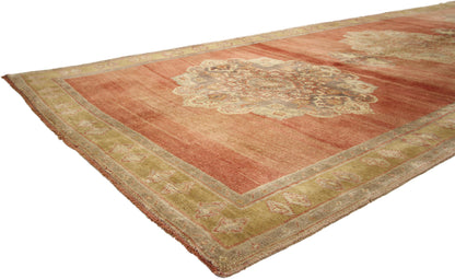 5 x 12 Vintage Turkish Oushak Rug 51448