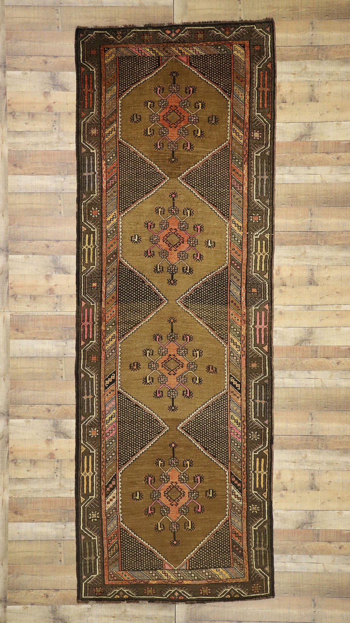 4 x 12 Antique Oushak Rug 51451
