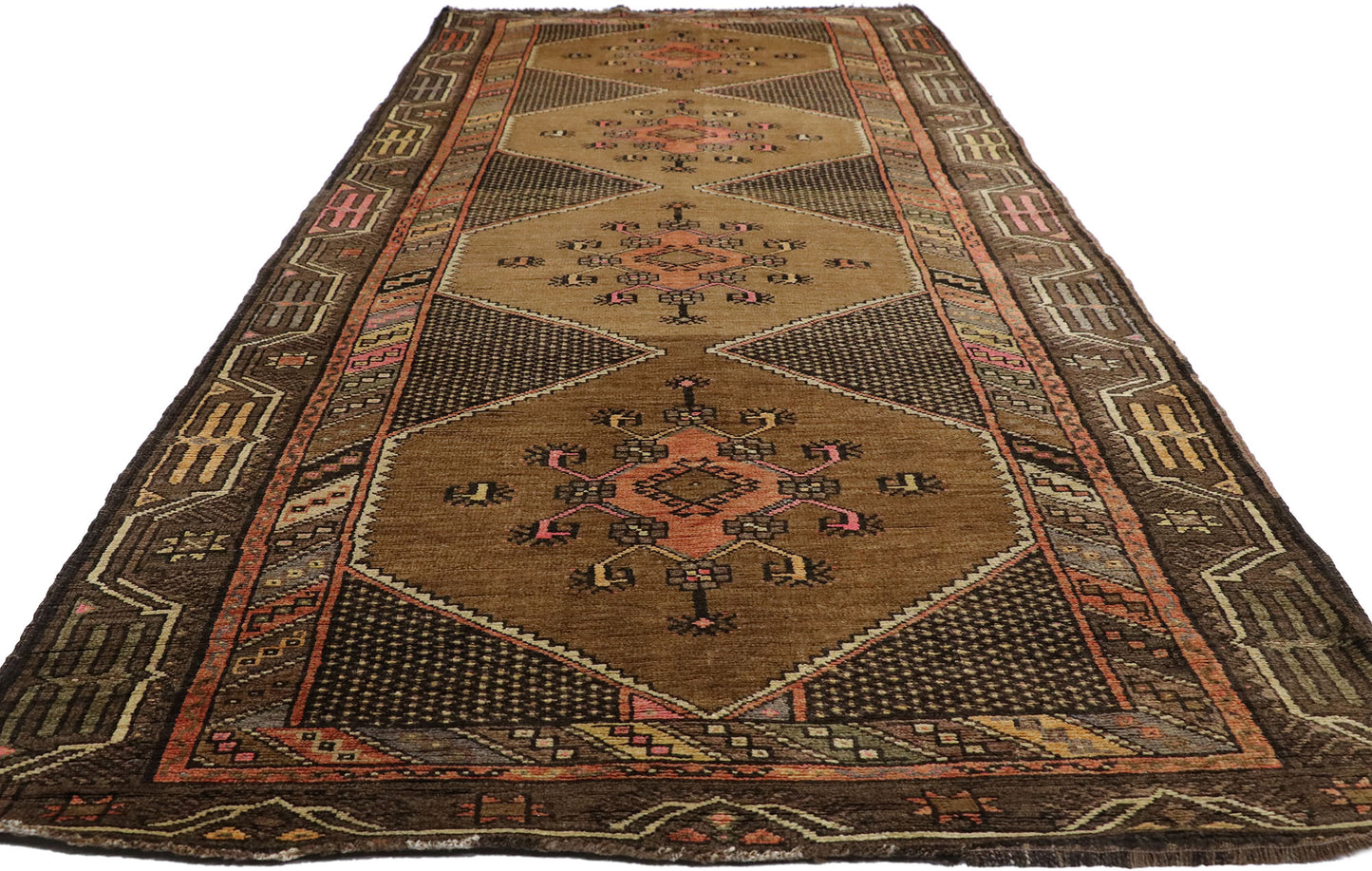 4 x 12 Antique Oushak Rug 51451