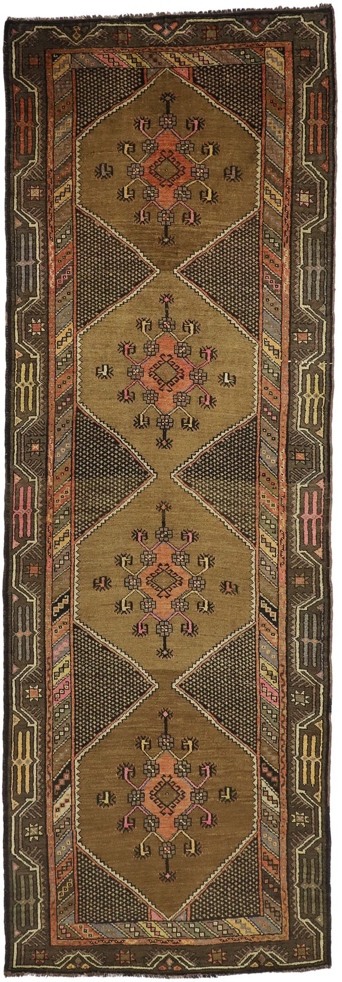 4 x 12 Antique Oushak Rug 51451