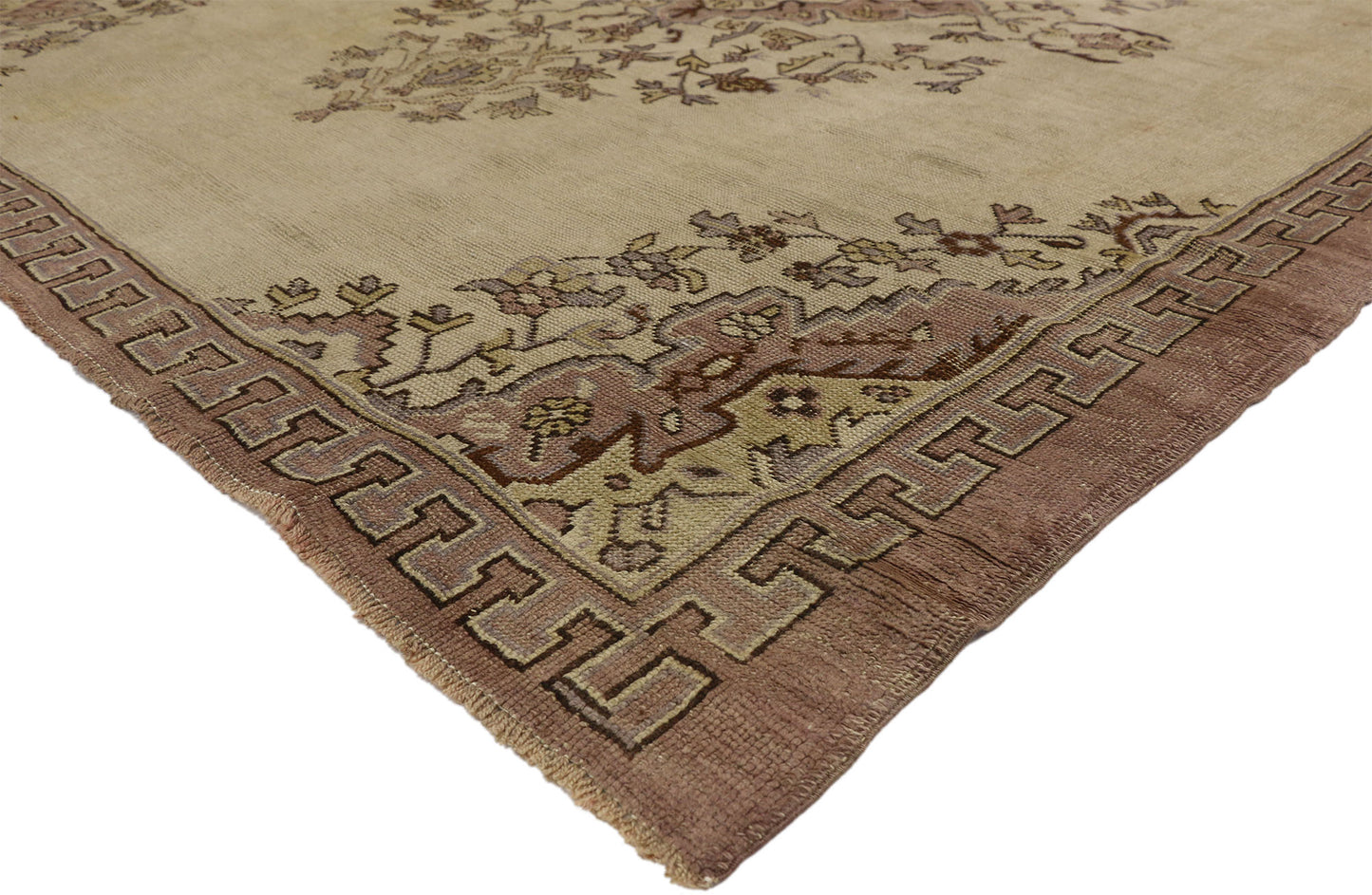 8 x 10 Vintage Turkish Oushak Rug 51452