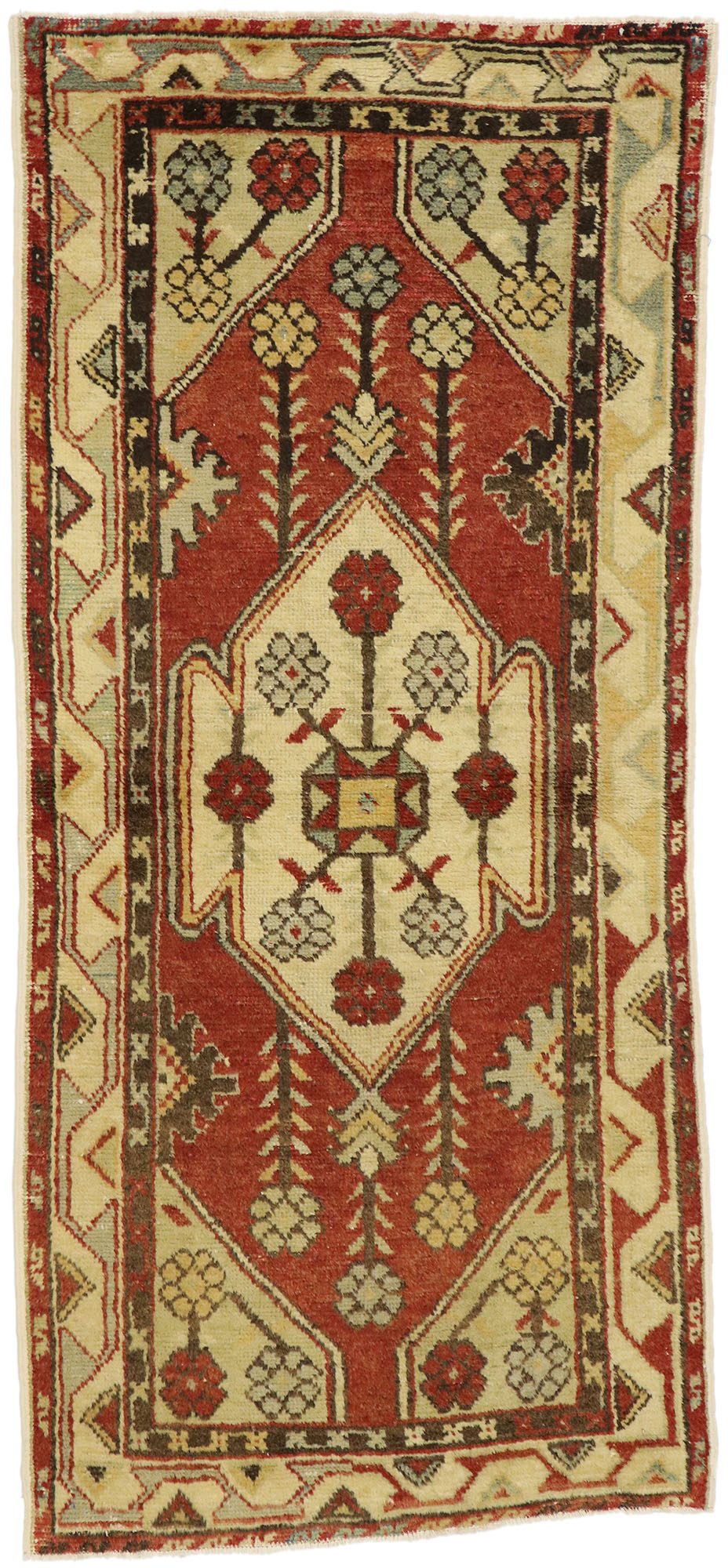 3 x 6 Vintage Oushak Rug 51458