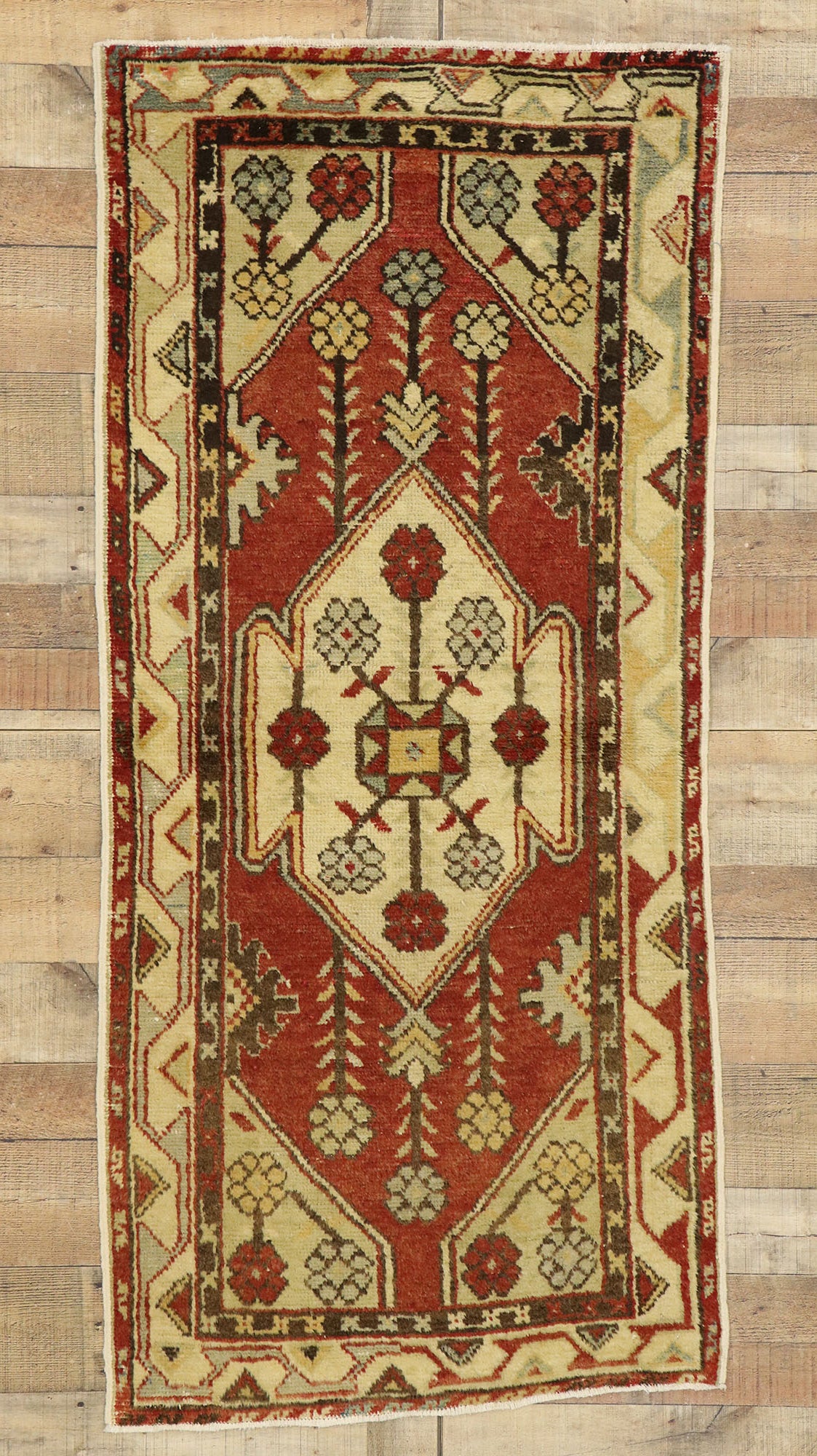 3 x 6 Vintage Oushak Rug 51458