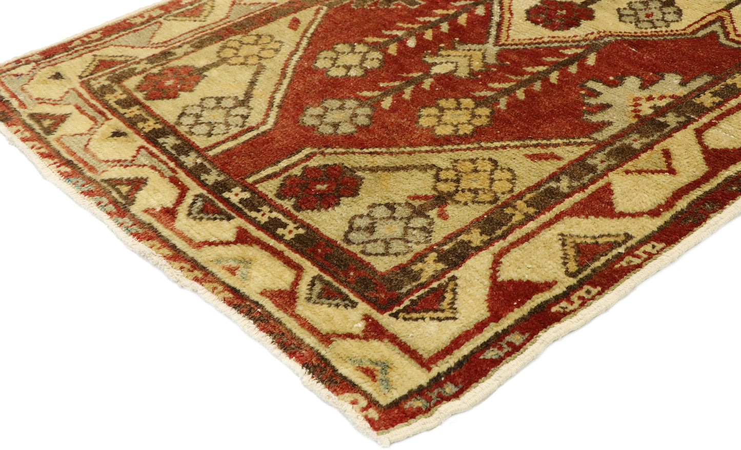 3 x 6 Vintage Oushak Rug 51458