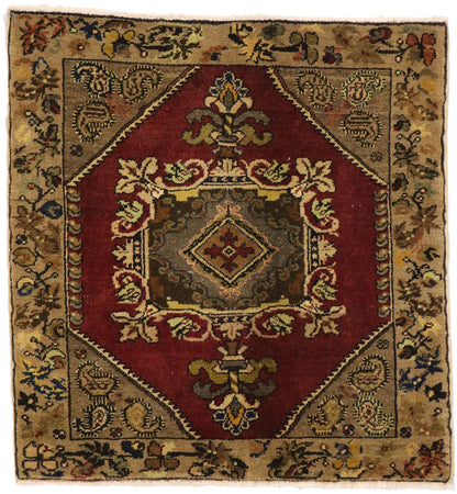 3 x 3 Vintage Yastik Rug 51460