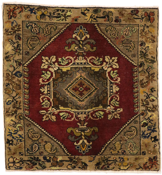 3 x 3 Vintage Yastik Rug 51460