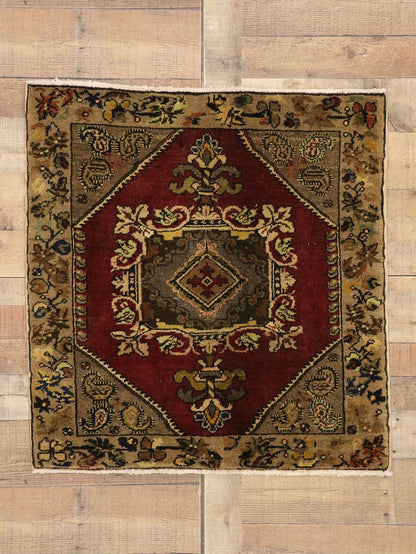 3 x 3 Vintage Yastik Rug 51460