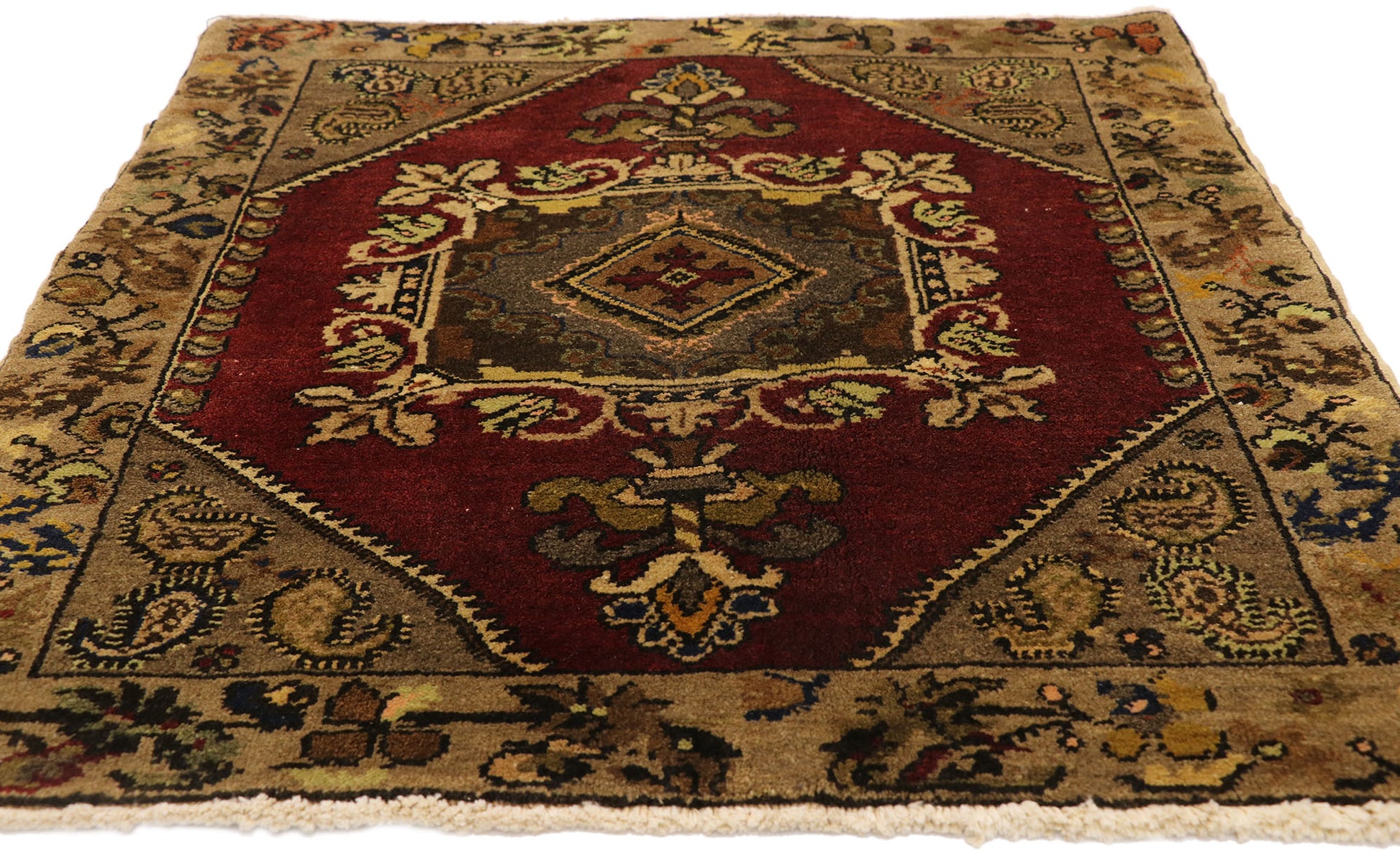 3 x 3 Vintage Yastik Rug 51460