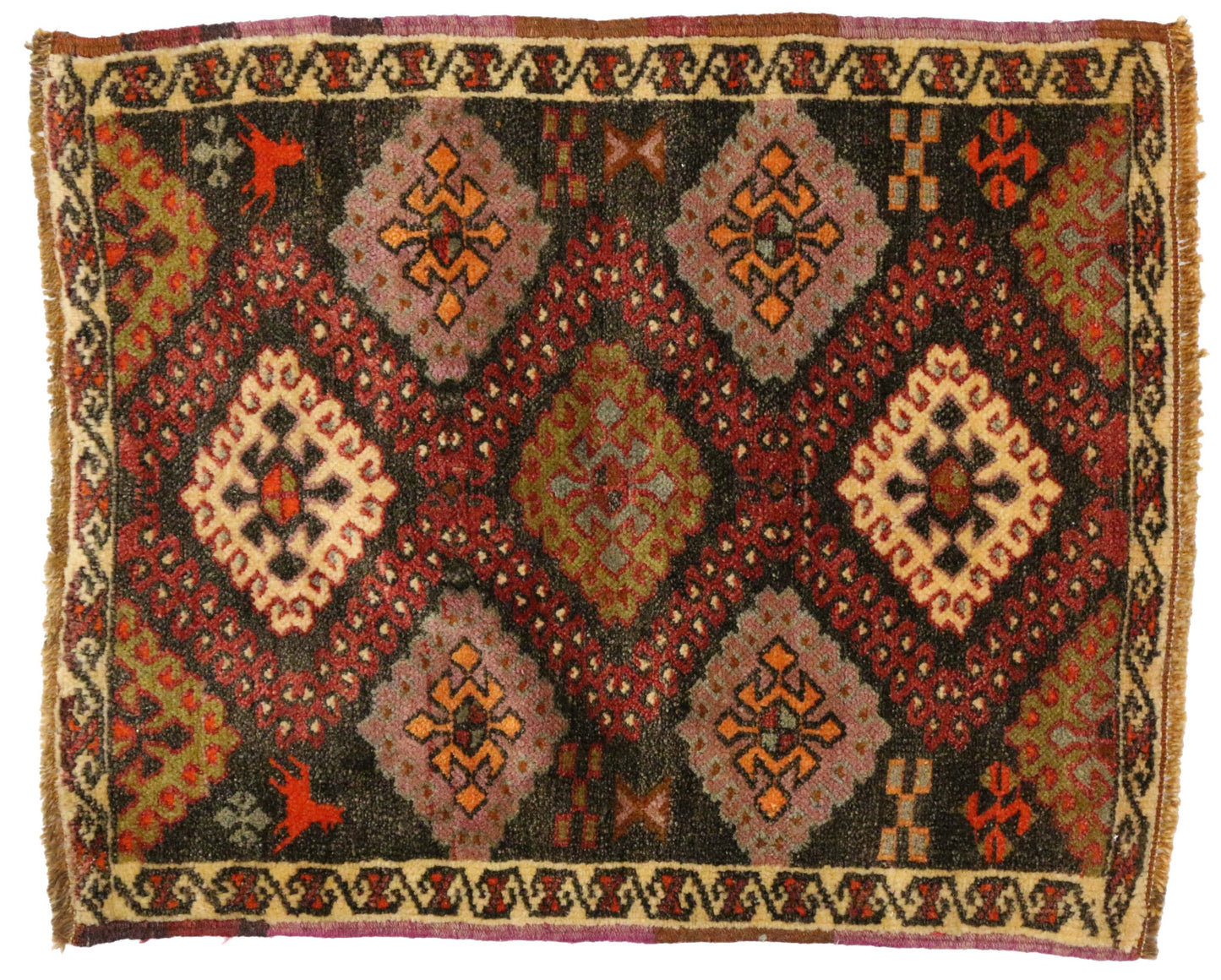 2 x 2 Vintage Yastik Rug 51463