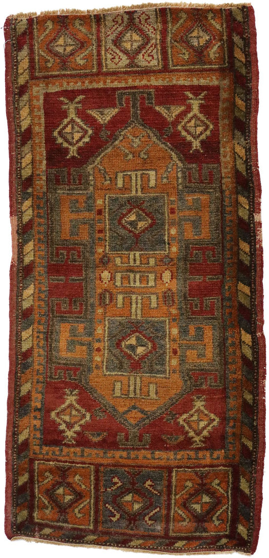 2 x 4 Vintage Yastik Rug 51466