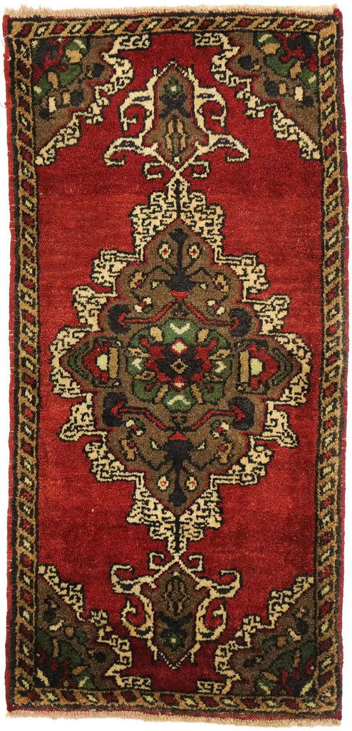2 x 4 Vintage Turkish Yastik Rug 51468