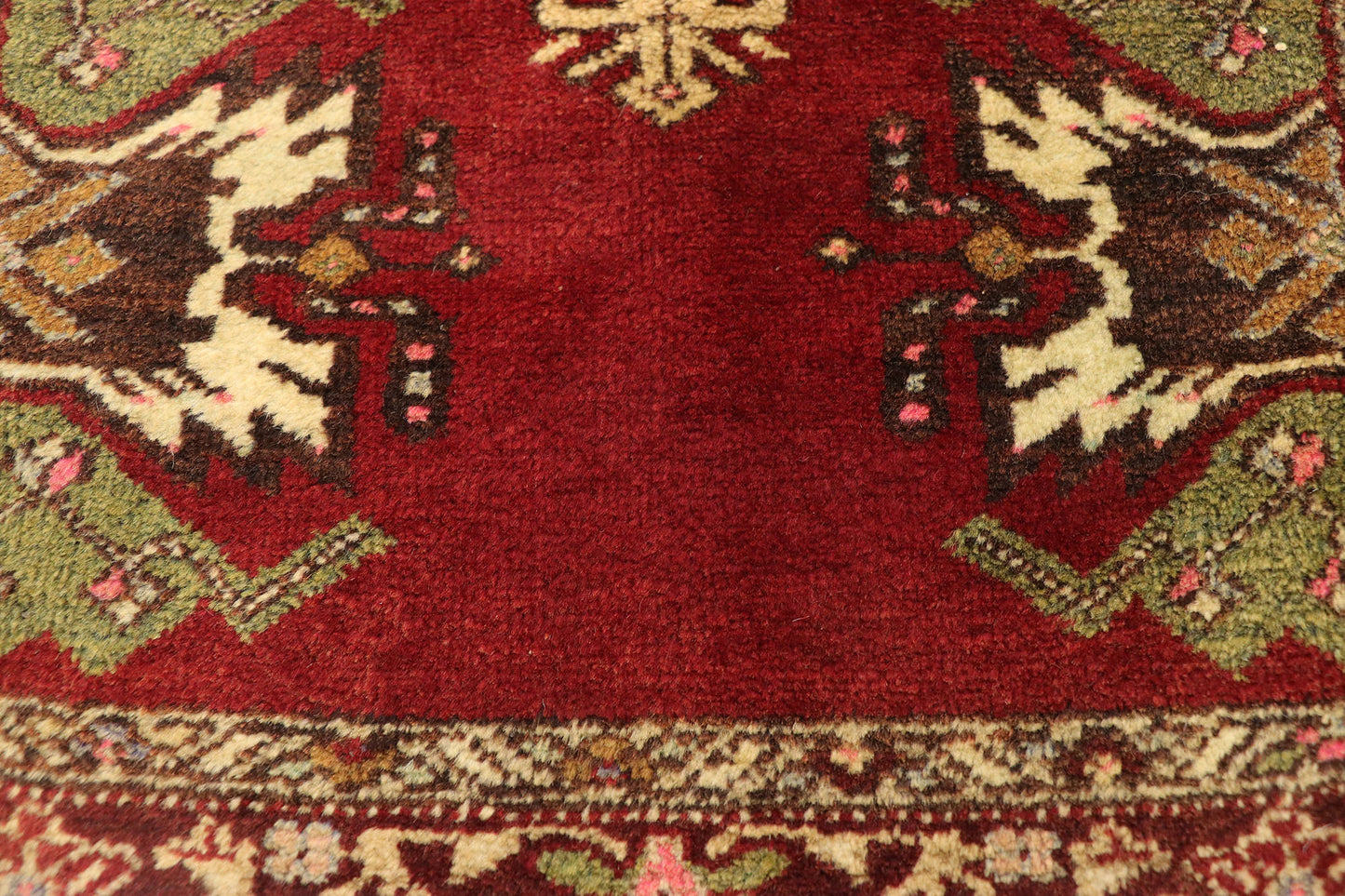 2 x 4 Vintage Turkish Yastik Rug 51469