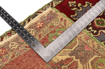 2 x 4 Vintage Turkish Yastik Rug 51470