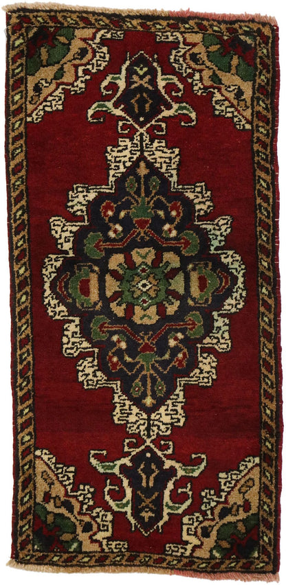 2 x 3 Vintage Turkish Yastik Rug 51473
